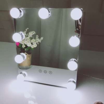 Beautme USB Charging Makeup Mirror Hollywood vanity mirror with lights for tabletop dressing Vanity lights Mirror