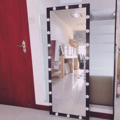 BEAUTME Large led vanity full length cloth mirror for living room dressing with lights bulbs