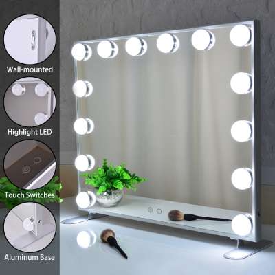 Beautme LED lighted mirror hollywood makeup vanity mirror with lights around it