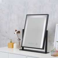 Mini Desktop Hollywood Mirror with Bluetooth Speakers for Make-up